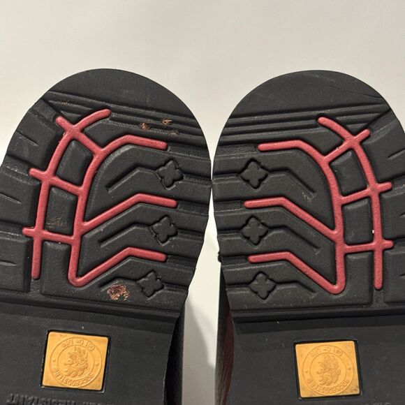 ROCKROOSTER Brown Leather 12” Steel Toe Work Boots Waterproof AP860 Men Size 12 - Picture 15 of 16